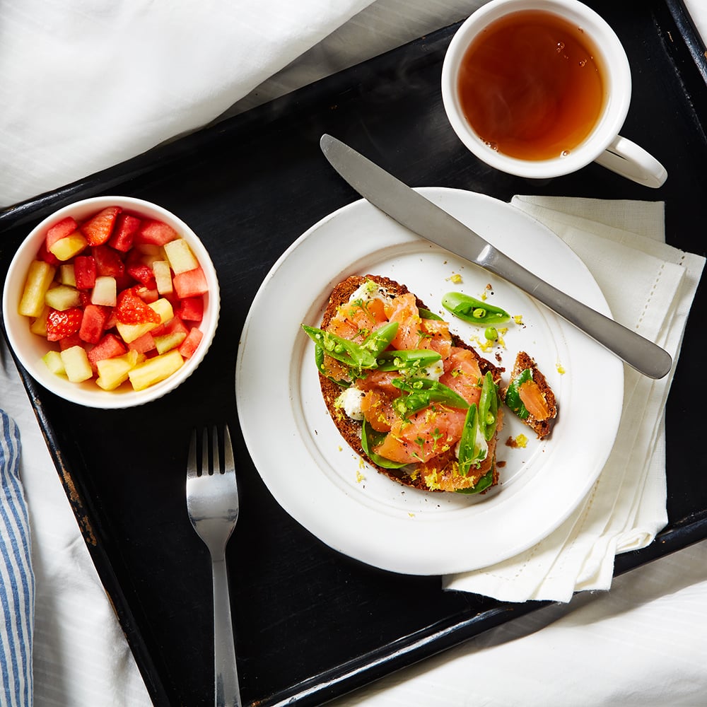 Kuva tuotteesta Aamiainen - Ylellinen lohileipä